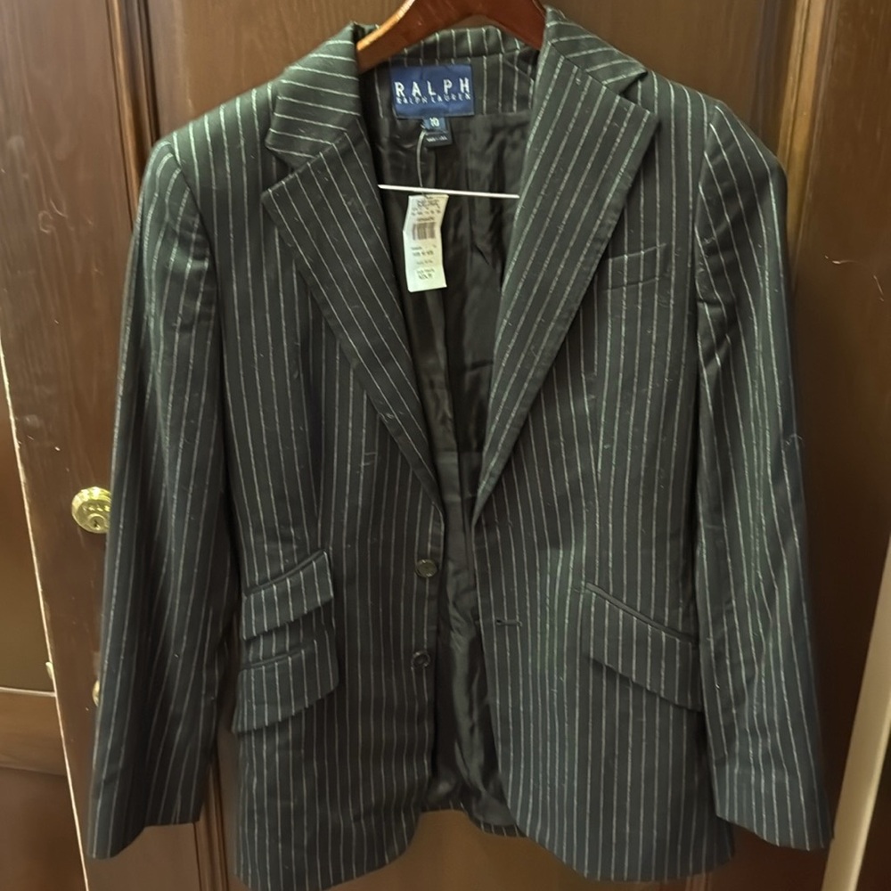 Ralph Lauren Pin Striped Womens Blazer